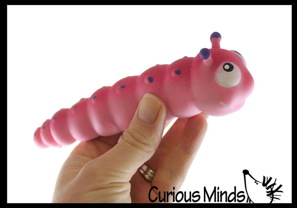 Sand Filled Stretchy Caterpillar Moldable Sensory, Stress