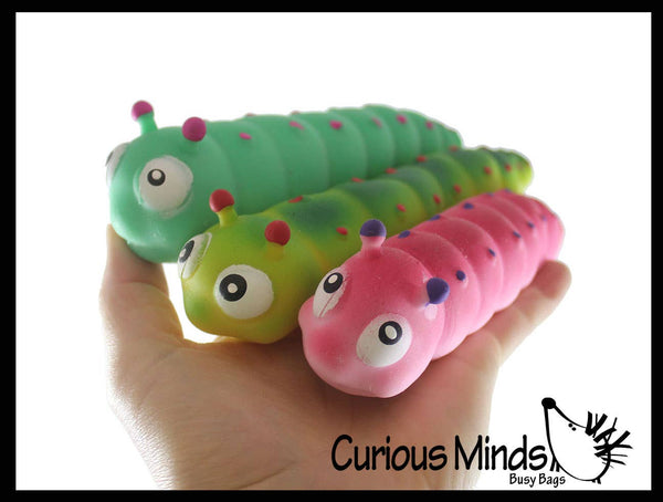 Sand Filled Stretchy Caterpillar Moldable Sensory, Stress