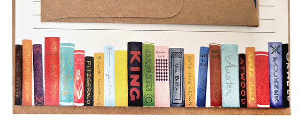 Bookshelf Letter Writing Stationery Set