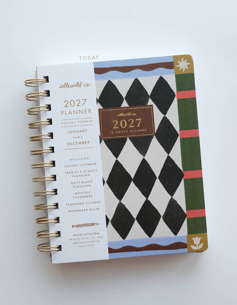 2027 Pocket Planner | Black Diamond