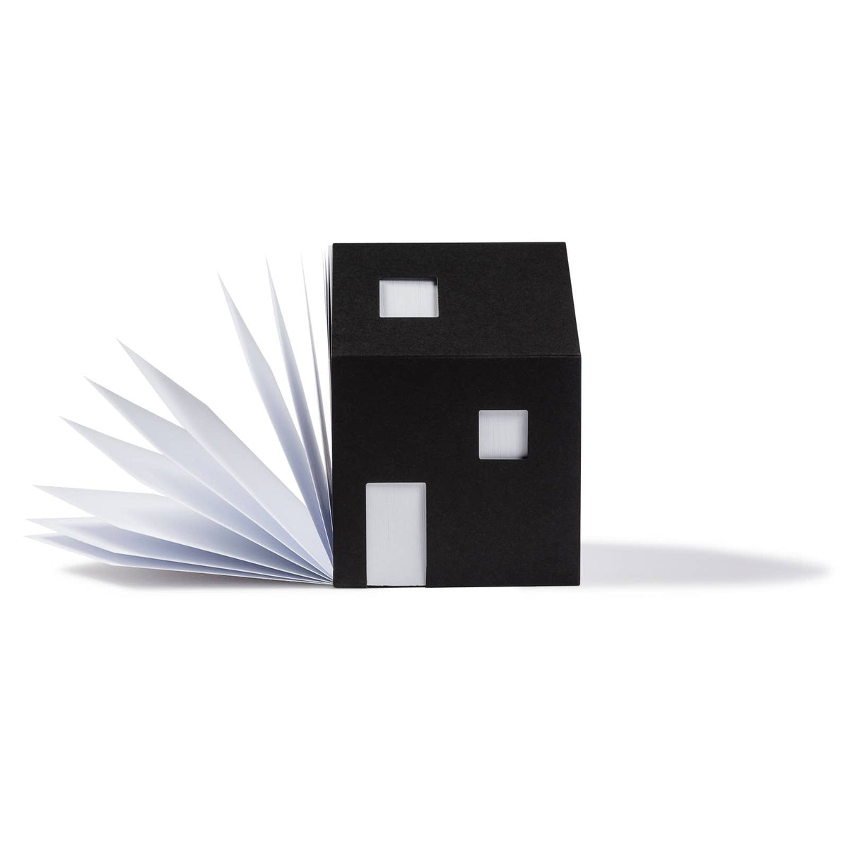 Gift Black Notepad shaped as a house – RSVPNotes.com
