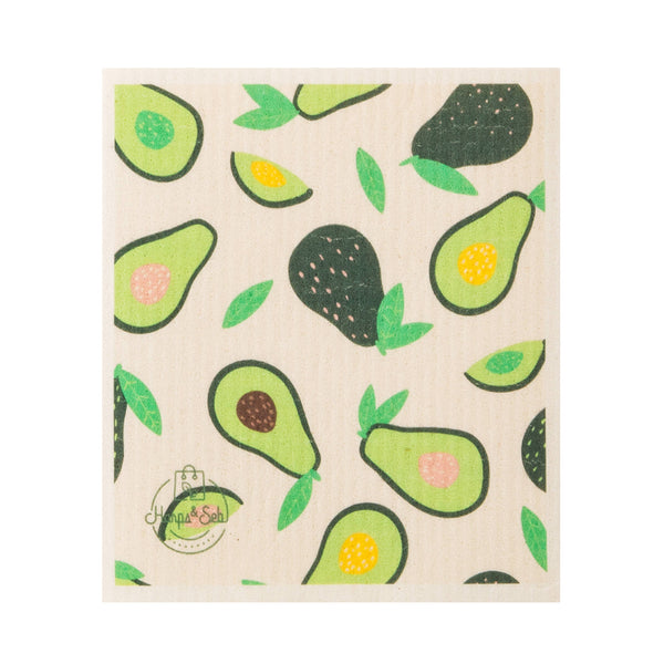 5 Pack - Lemon Kiss Swedish Dishcloth Set
