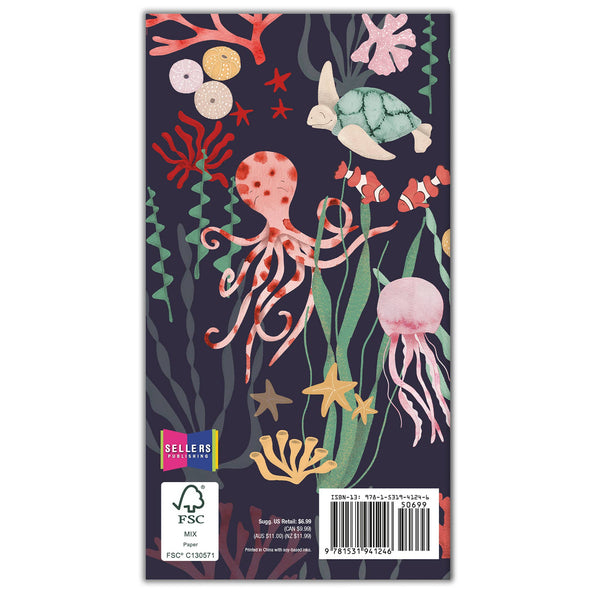 2025 Under the Sea Two-Year-Plus Pocket Planner: Lay-Flat Binding / Weekly / English