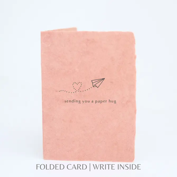 Sending You A Paper Hug | Encouraging Greeting Card