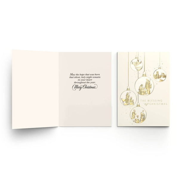 Nativity Ornaments Boxed Holiday Cards