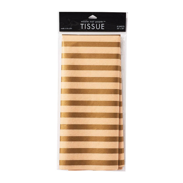 Gold Stripe Tissue Paper