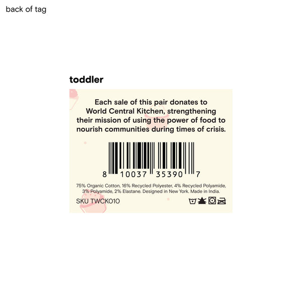 Kids Socks that Provide Meals (Blue Cupcakes): Youth