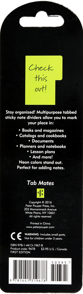 Tab Mates Sticky Notes (Set of 120)