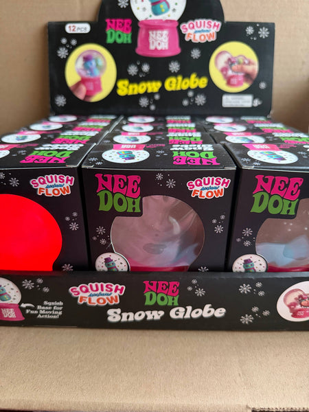 Christmas Light up Snow globe Squishy Nee Doh