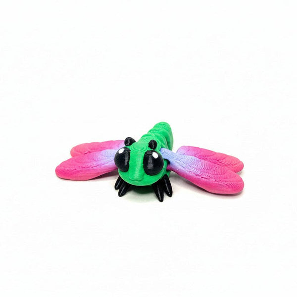 Dragonfly • Insect • Bug • Mini 3D Printed Articulated Animal • Flexi Animals • Pocket Pets • Pocket Pals • Desk Pets*