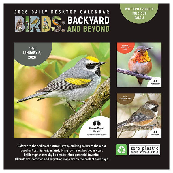 2026 Birds: Backyard & Beyond Daily Desktop Calendar