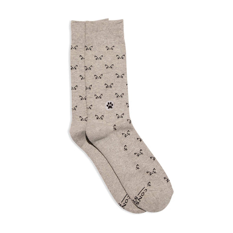 Socks that Save Cats (Gray Cats): Small