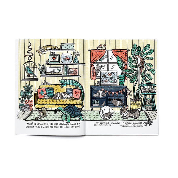 PETS Coloring + Activity: Jokes, Comics, Mazes + MORE