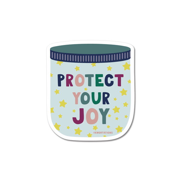 Protect Your Joy Matte Vinyl Sticker
