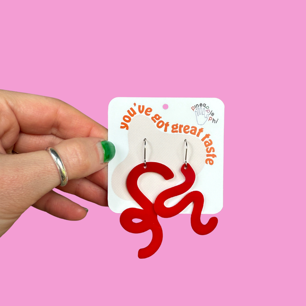 Mismatched Abstract Shape Modern Funky Earrings