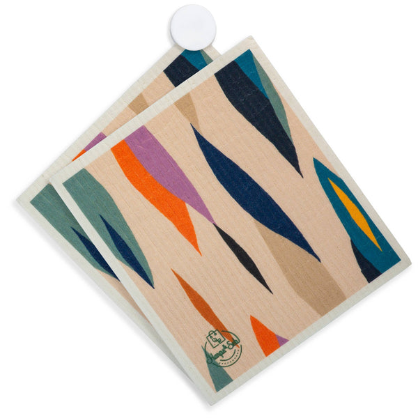 6 Pack - Color Me Bold Swedish Dishcloth Set