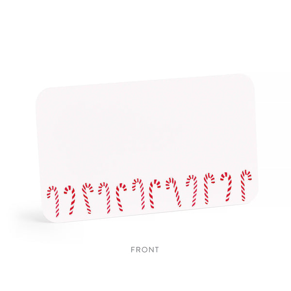 Candy Cane Little Notes® – Mini Notecard Pack, Set of 55