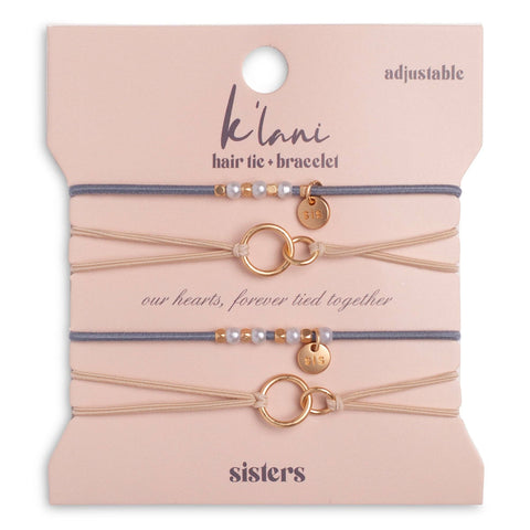 "Sisters" Sharable Hair Tie Bracelets