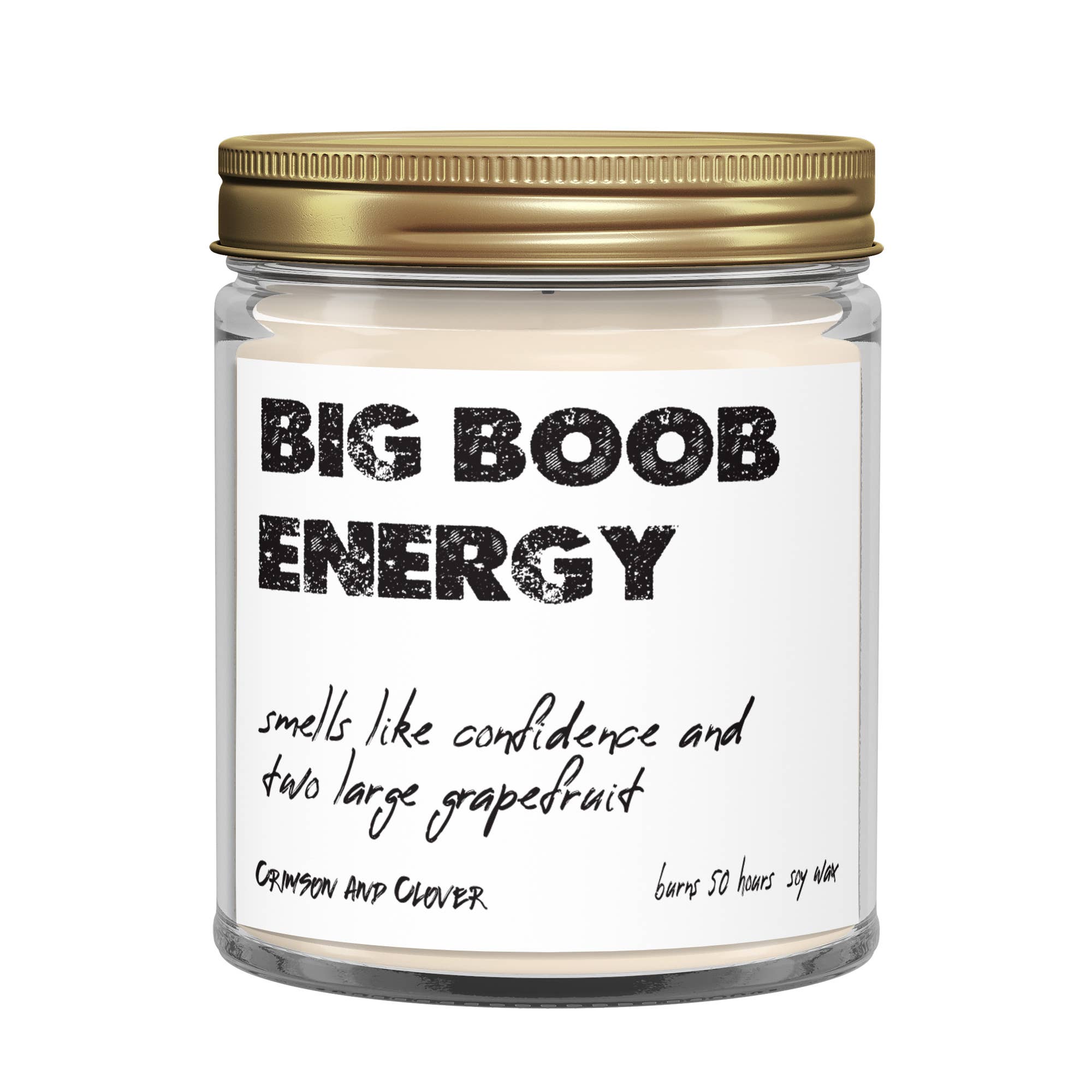 Big Boob Energy Soy Candle 9 oz