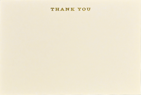 Thank You Correspondence Cards