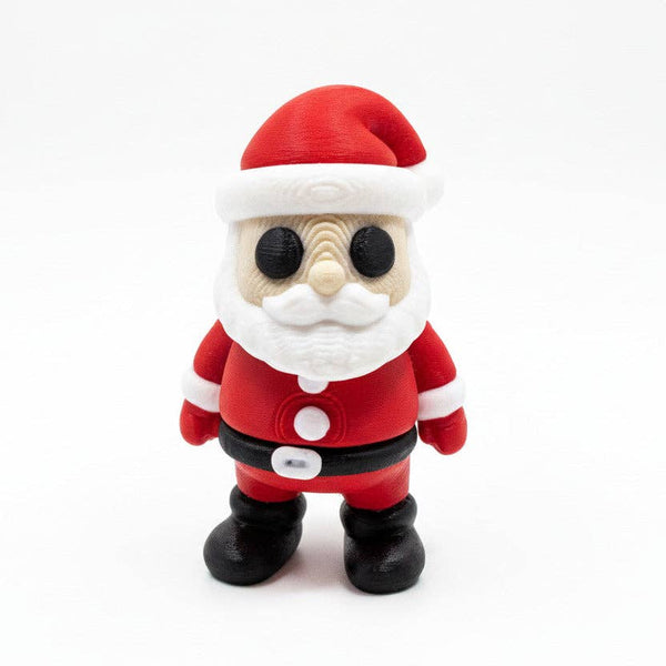 Santa Claus • Mini 3D Printed Articulated Animal • Flexi Animals • Christmas • Pocket Pets • Pocket Pals • Desk Pets [2025]