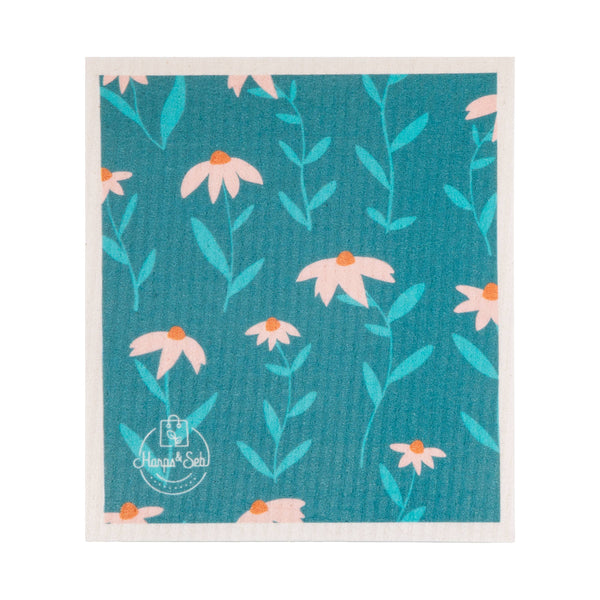 5 Pack - Willow Bloom Swedish Dishcloth Set