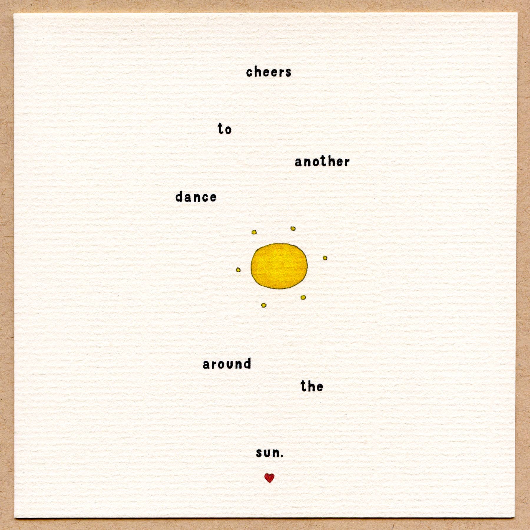 Dance Around the Sun Birthday Greeting Card