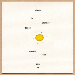 Dance Around the Sun Birthday Greeting Card