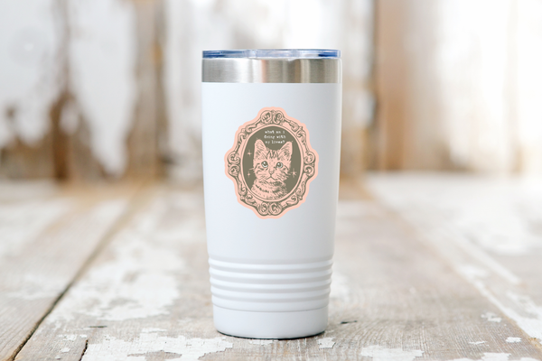 What Am I Doing With My Lives Sticker - cat, kitty, funny