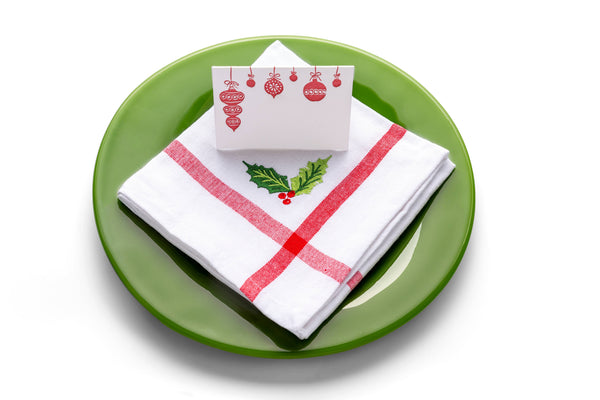 Folded Place Cards | Ornament | Christmas Holiday