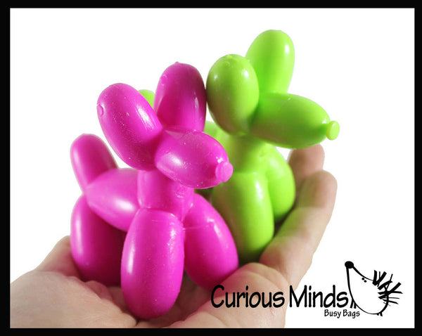 1 Mini Balloon Dog Doh Filled Stress Ball - Cute Squishy Sen