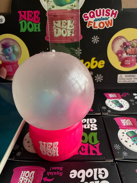 Christmas Light up Snow globe Squishy Nee Doh