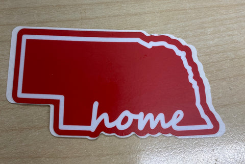 Nebraska Home Sticker