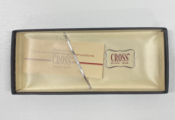 Vintage Cross 3501 Chrome Ball Pen Pencil Set USA Olympics Blue Cross Blue Shield