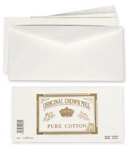 Pure Cotton Envelopes 25pk (for A4 Letter Pad)