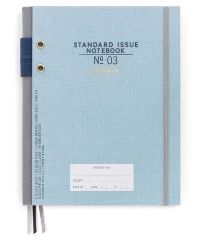 Standard Issue Notebook No 3 Blue