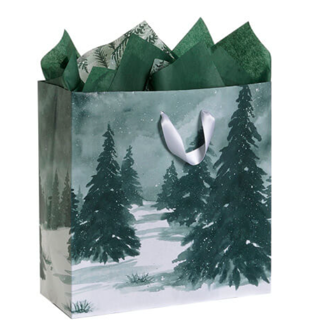 Winter Pines Gift Bag