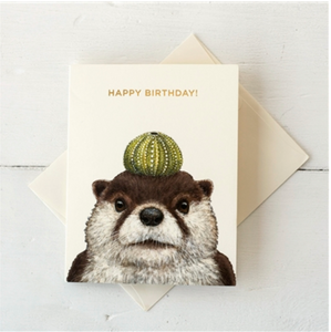 Othello Otter Birthday Card