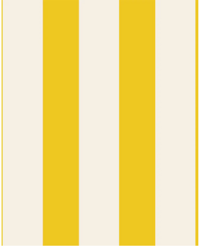 Marigold Classic Stripe Table Runner