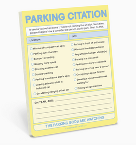 Parking Citation Nifty Note (Pastel Version)