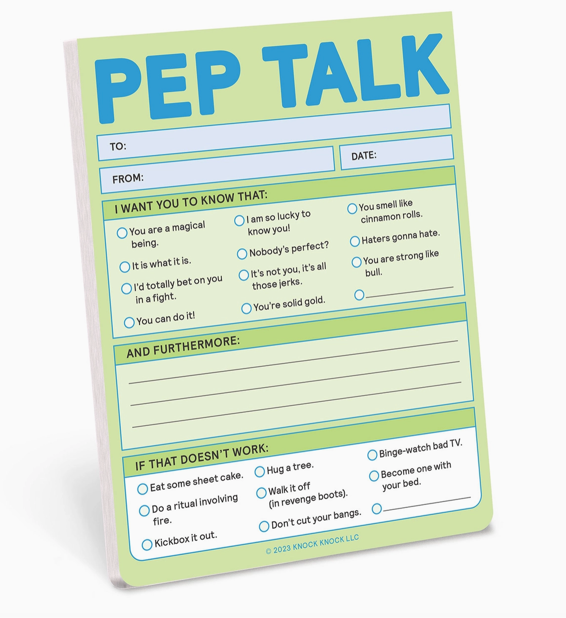 Pep Talk Nifty Note (Pastel Version)