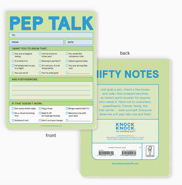 Pep Talk Nifty Note (Pastel Version)