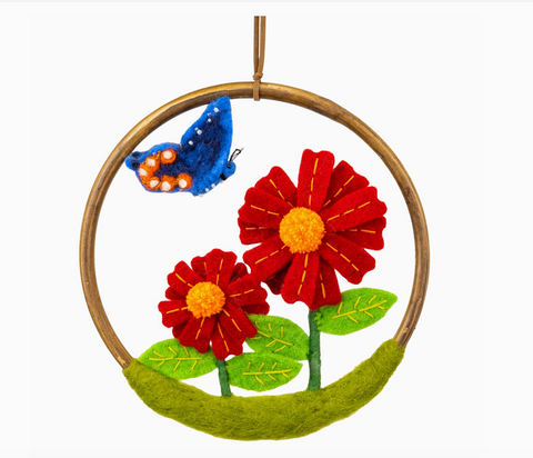 Mexican Sunflower Flower Ring