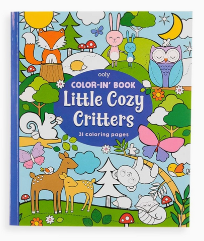 Color-in' Book: Little Cozy Critters