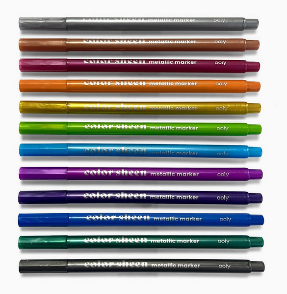 Color Sheen Metallic Markers - Set of 15