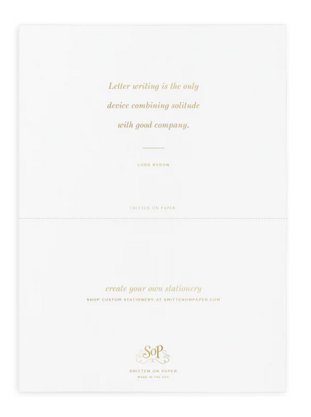 VINTAGE PEONY LUXE LETTER WRITING SET