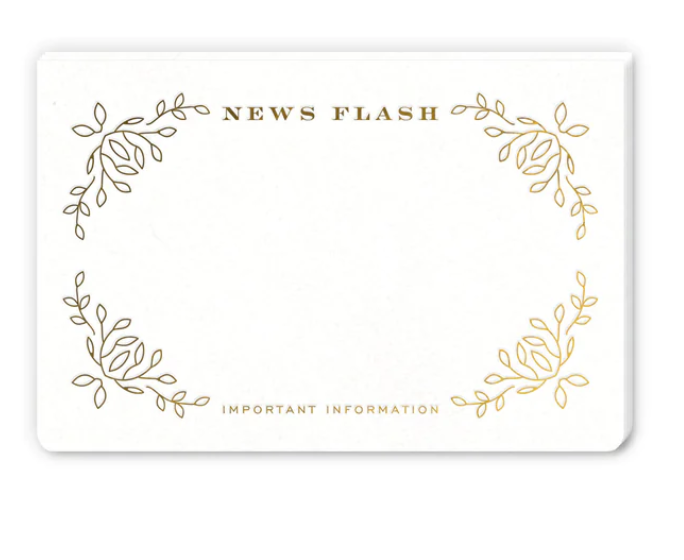 NEWSFLASH NOTEPAD