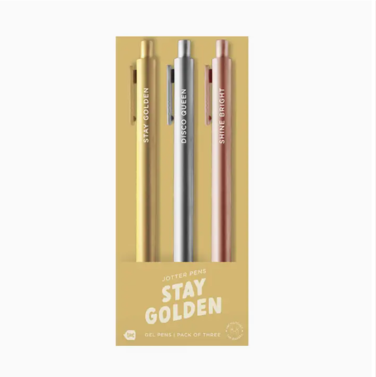 Jotter Set - 3 Pack - Stay Golden