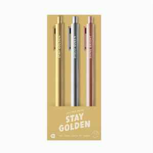 Jotter Set - 3 Pack - Stay Golden