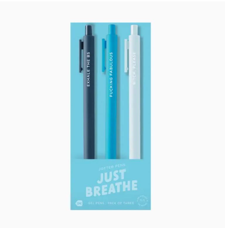 Jotter Set of 3 Pens - Just Breathe